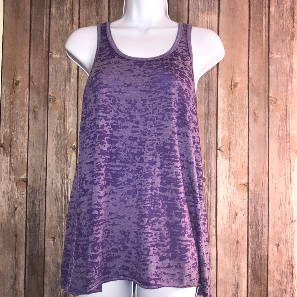Flowy Burn Out Racerback Tank Top - Picture 3 of 6